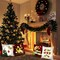 Christmas Pillow Covers with LED Lights 18x18 Inch Set of 4 for Christmas Decor, Light Up Buffalo Plaid Christmas Pillows, Merry Christmas Throw Pillow Covers Farmhouse Decor Cushion Cases